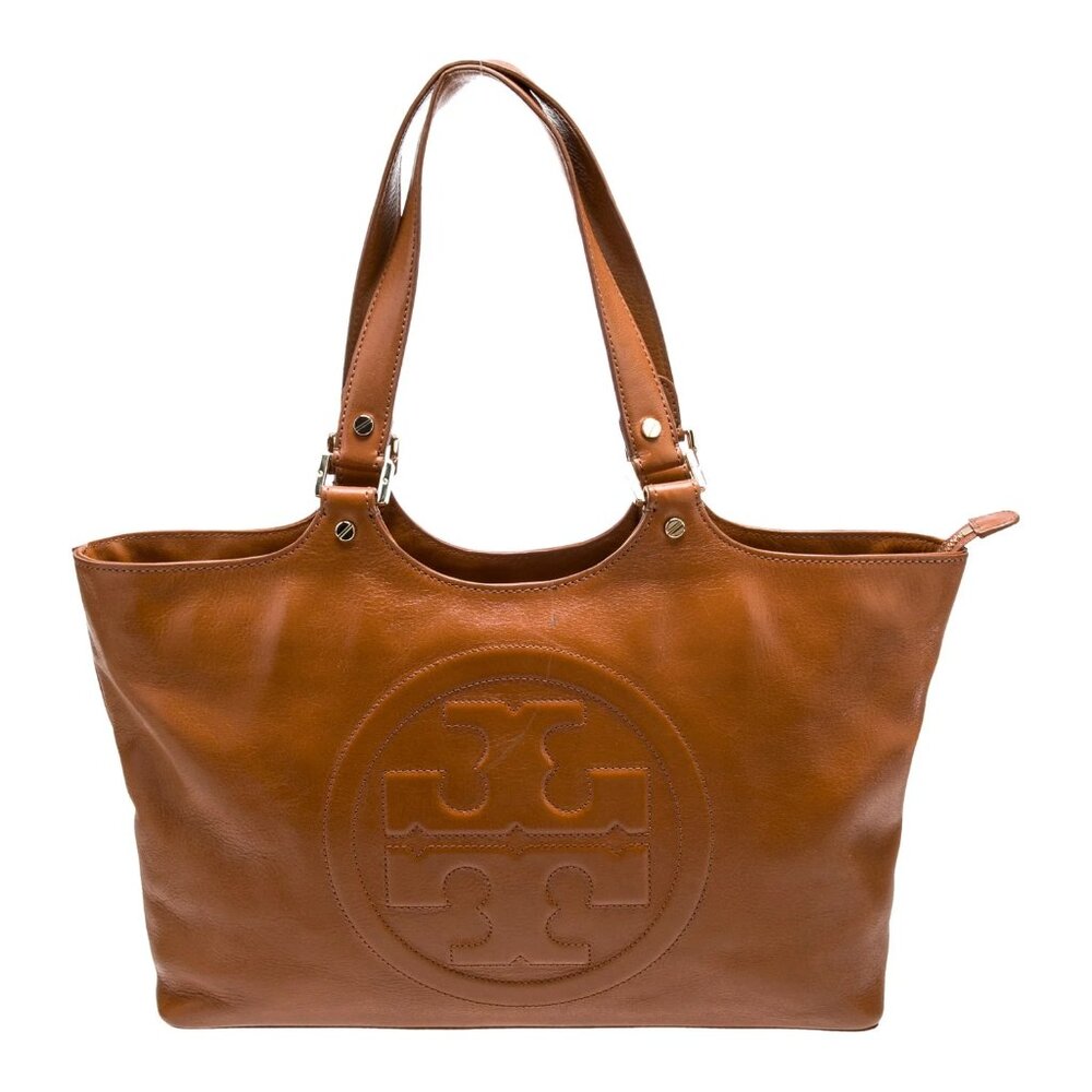 Tory Burch Leather Bombe Tote